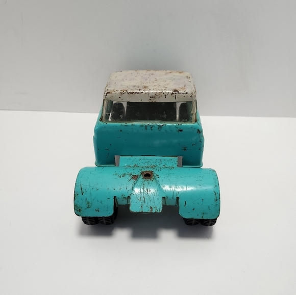 Nylint Ford Vintage Pressed Steel 1960 Truck With Mobile Home Trailer - Picture 4 of 10